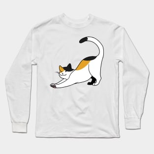 Calico Cat Stretch Long Sleeve T-Shirt
